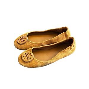 Tori Burch Minnie Travel Suede Ballet Flats size 6.5